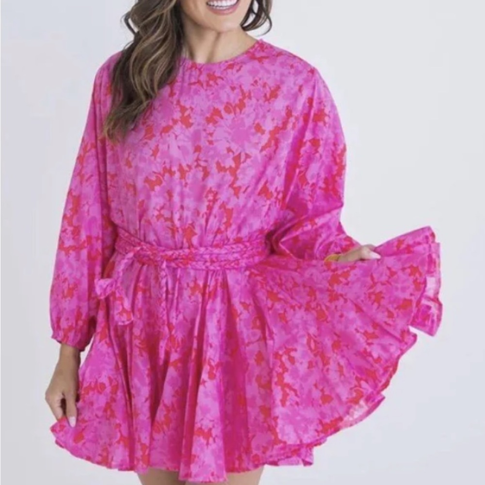 Karlie Long Sleeve Mini Dress